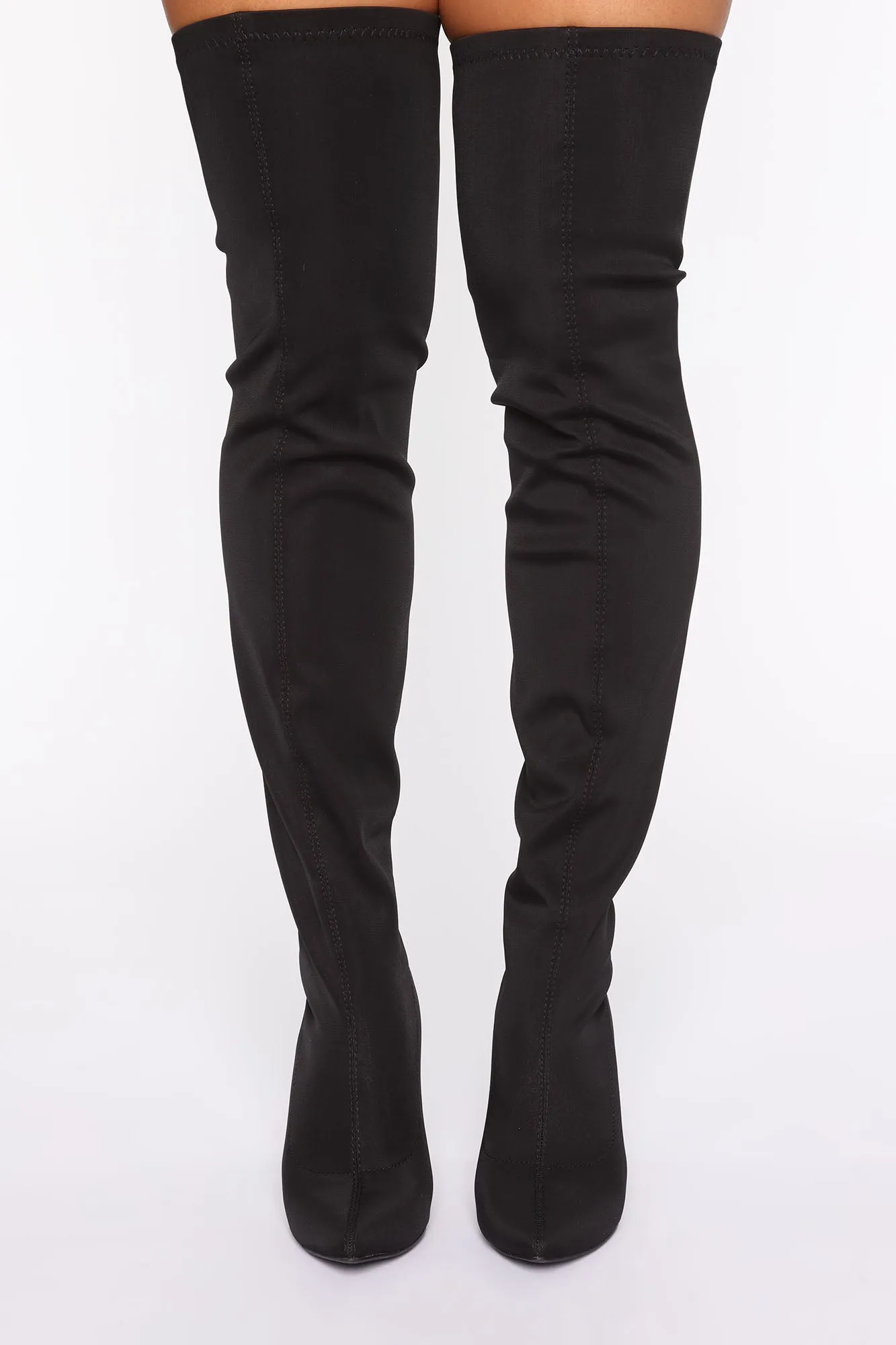 Addicted To You Heeled Boots - Black