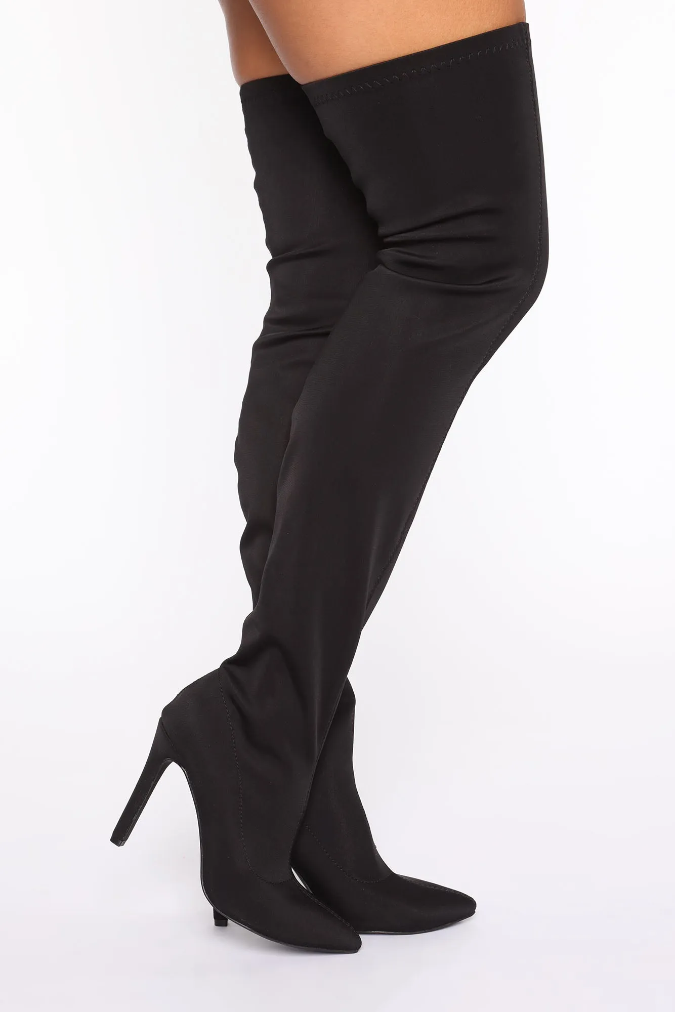 Addicted To You Heeled Boots - Black