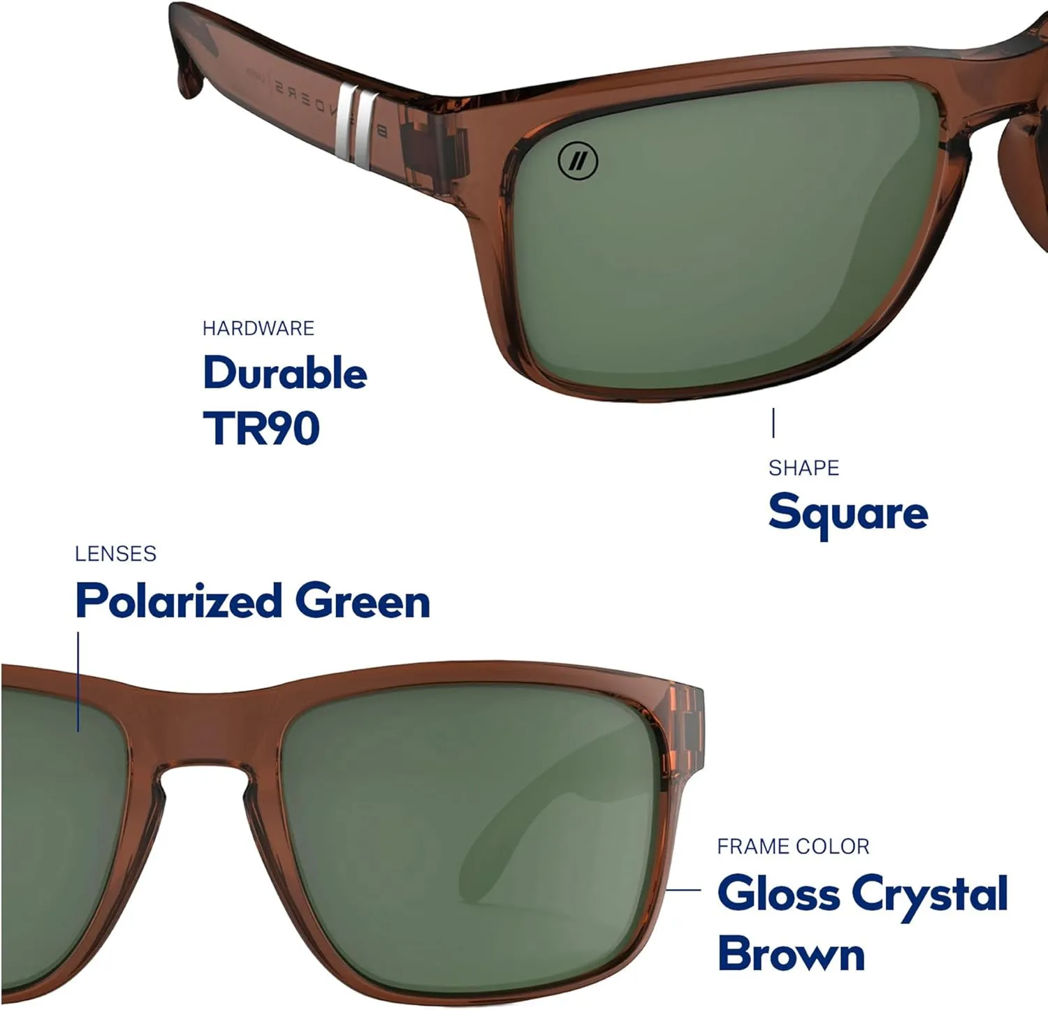 Blenders Eyewear Canyon ?C Polarized Sunglasses ?C Active Style, Durable Frame ?C 100% UV Protection ?C For Men & Women