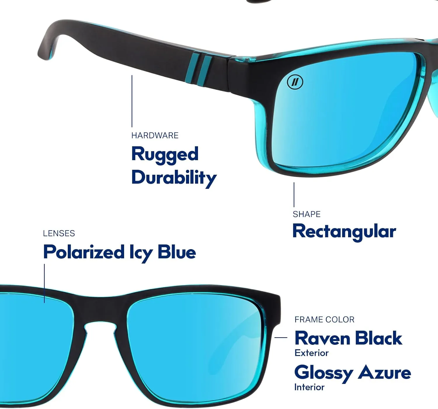 Blenders Eyewear Canyon ?C Polarized Sunglasses ?C Active Style, Durable Frame ?C 100% UV Protection ?C For Men & Women