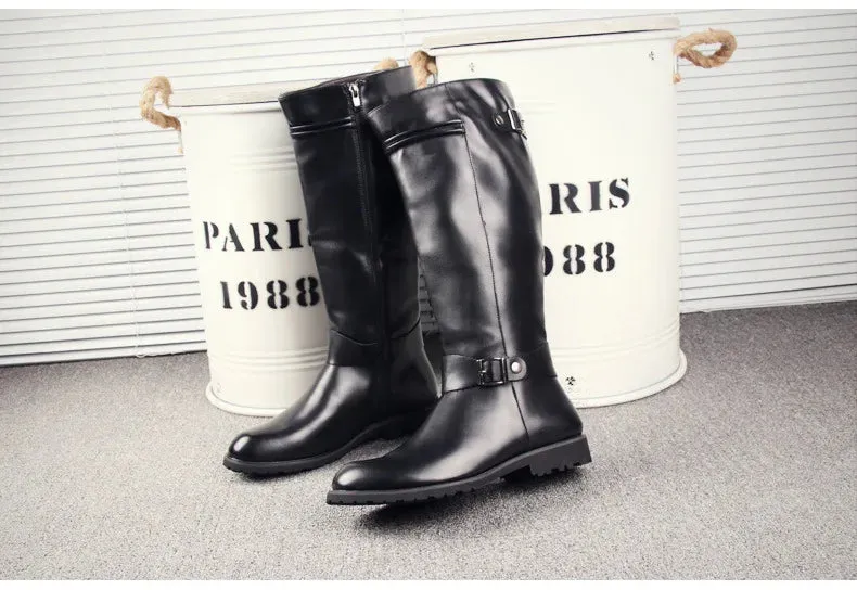 British Women's Leather Boots