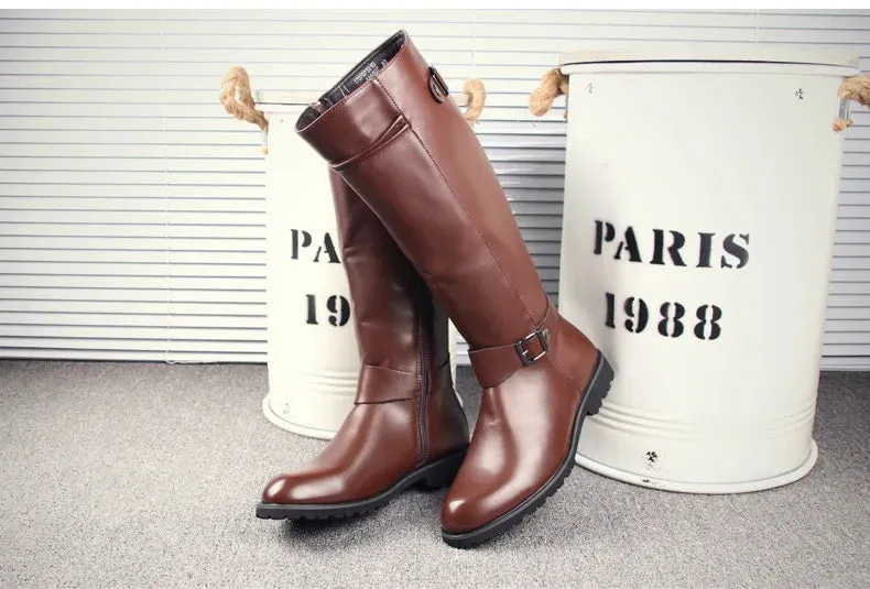 British Women's Leather Boots