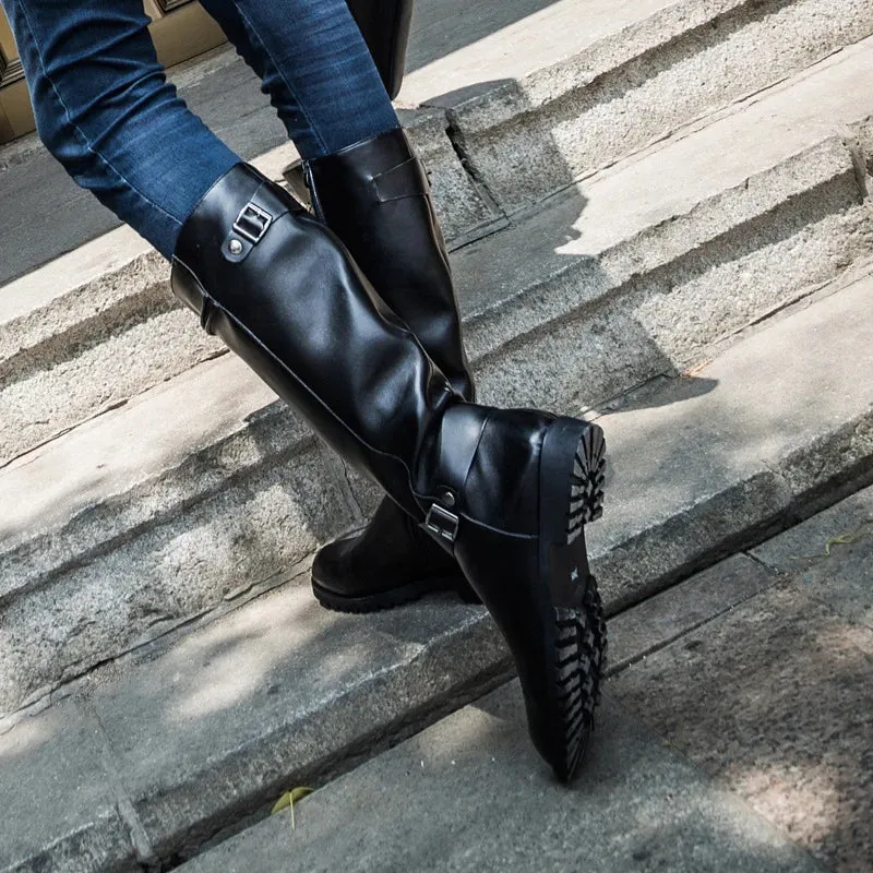 British Women's Leather Boots