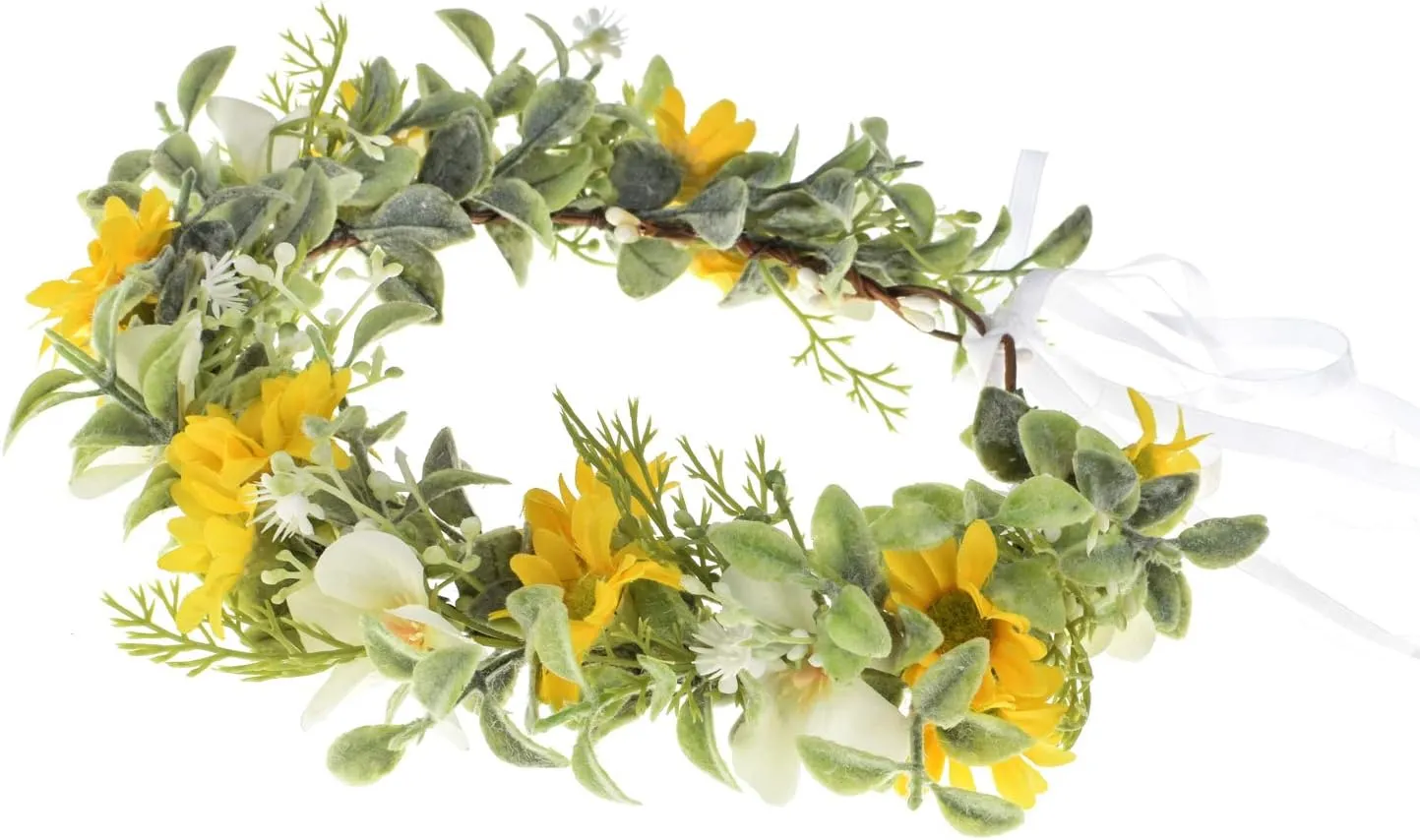 Floral Fall Camellia Flower Crown Rose Headpiece Wedding Bridal Flower Girl Halo Maternity Photo Props FL-03
