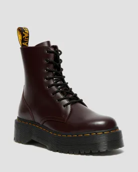Jadon Burgundy Smooth Leather Boots