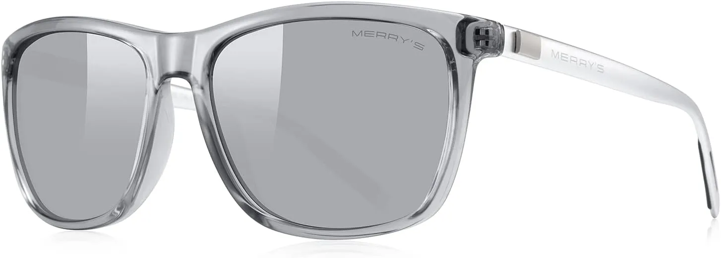MERRY'S Unisex Polarized Aluminum Sunglasses Vintage Sun Glasses For Men/Women S8286