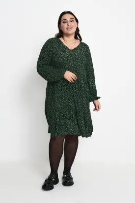 The Sama Dress - Forest Floral - PLUS