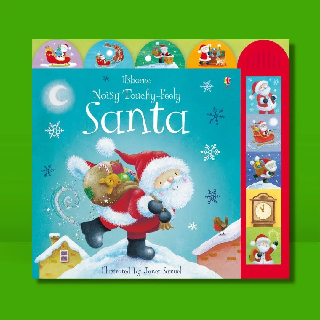Usborne Interactive Book Noisy Touchy Feely Santa
