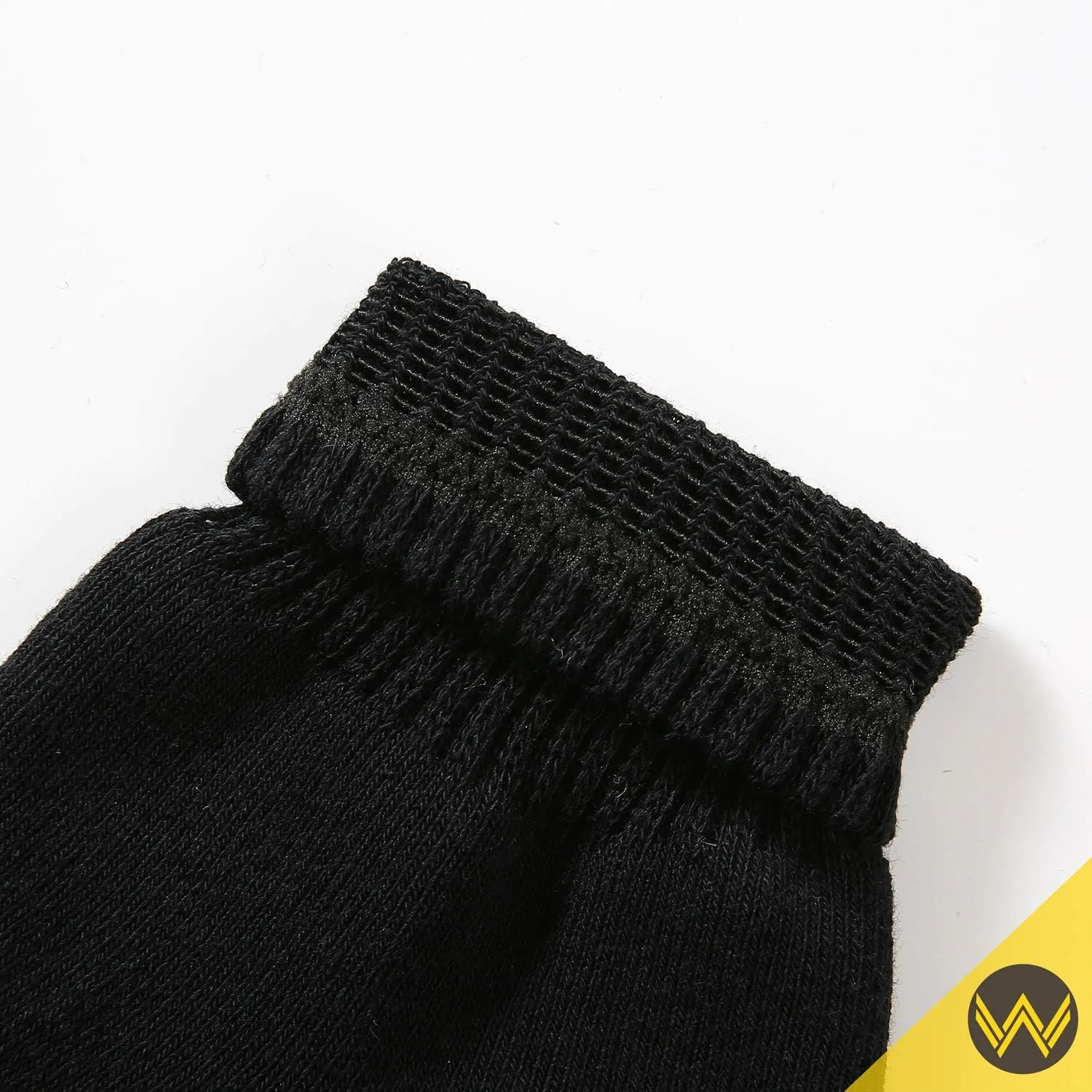 WANDER Men's Athletic Ankle Socks 3/8 Pairs Thick Cushion Running Socks for Men&Women Cotton Socks 6-9/9-12/12-15
